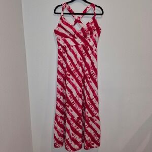 Calypso St. Barth for Target Hot Pink Tie Dye Maxi Dress Maximalist‎ Beachwear 8